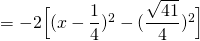 Mathplace quicklatex.com-192278f30ed8735e3e8db53c7e31884a_l3 Méthode 3 : Factoriser un trinôme du second degré en utilisant sa forme canonique  