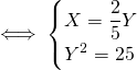 Mathplace quicklatex.com-450f1ff94cb00b46b73dd120cbc743f0_l3 Exercice 5 : Résoudre les systèmes d'équations  