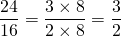 Mathplace quicklatex.com-94a906438b4ec64f800293b5dc52ae65_l3 Exercice 5 : Simplifier les fractions