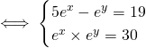 Mathplace quicklatex.com-ada8224f52dda0e43c08957536147035_l3 Exercice 5 : Résoudre les systèmes d'équations