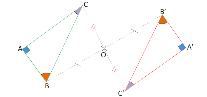 Mathplace cours_5e_symetrie_centrale-22 IV. Propriétés des symétries centrales  