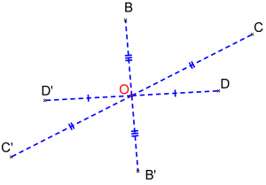 Mathplace exercice_5e_symetrie_centrale01a-300x209 Exercice 2 : symétrie centrale  