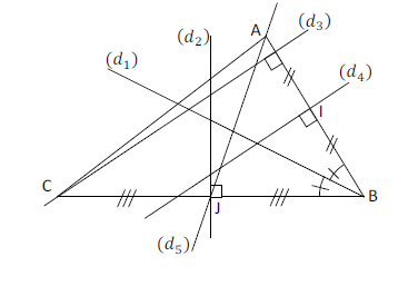 Mathplace exercice_5e_triangles-5 Exercice 4 : droites remarquables  