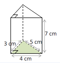 Mathplace exercice_5e_volume-3 Exercice 1 : volume du prisme droit  