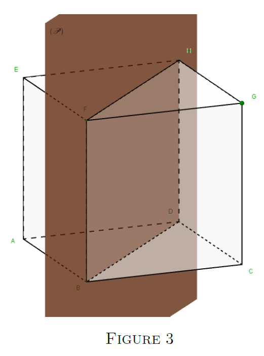 Mathplace exercice-geometrie-espace-6 Exercice 5 :  droite et plan parallèles