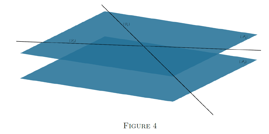Mathplace exercice-geometrie-espace-7 Exercice 3 : position relative d'une droite à un plan  