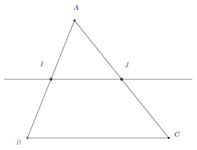 Mathplace exercice-geometrie-espace-1 Exercice 5 : propriété de Thales  