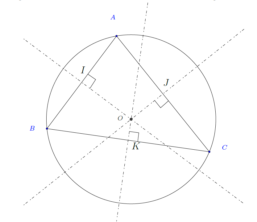 Mathplace exercice-geometrie-espace-6 Exercice 8 : cercle circonscrit à un triangle  