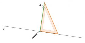Mathplace cours_6e_droites-10-300x153 Méthode 1 : Tracer la droite perpendiculaire à une droite et passant par un point  