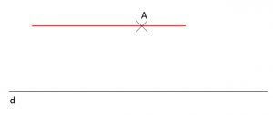 Mathplace cours_6e_droites-21-300x127 Méthode 2 : Tracer la droite parallèle à une droite et passant par un point  
