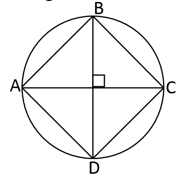 Mathplace exercice_6e_cercle-18 Exercice 8 : Quadrilatère  