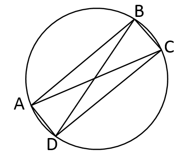 Mathplace exercice_6e_cercle-23 Exercice 8 : Quadrilatère  