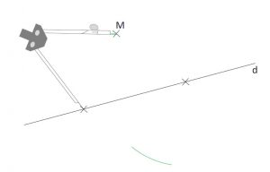 Mathplace cours_6e_symetrieaxiale-27-300x192 Méthode 2 : Comment tracer le symétrique du point M au compas seul ?