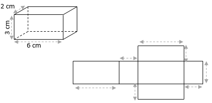 Mathplace exercice_6e_volumes-2 Exercice 4 : perspective cavalière  
