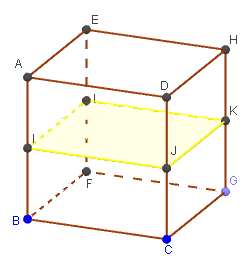 Mathplace figure-8-droites-et-plans Exercice 1 : Cube  