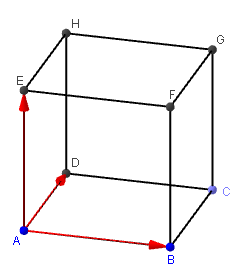 Mathplace figure-1-vecteus-de-lespace Exercice 3 : Vecteurs de l'espace  